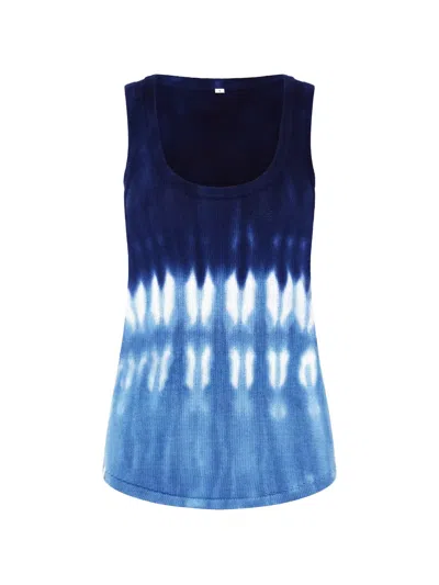 The Upside Gestricktes Seeker Emma Tanktop In Blue