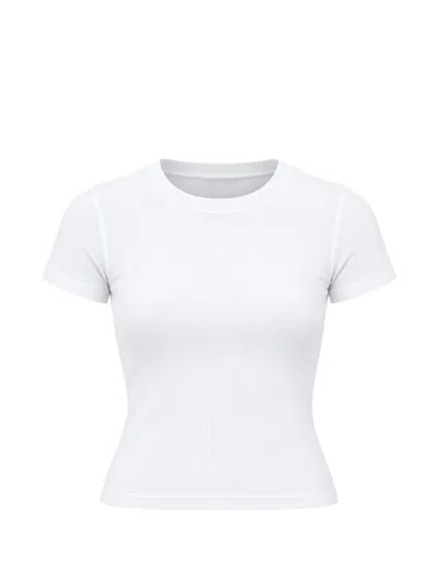 The Upside Shelter Ribbed T-shirt In White