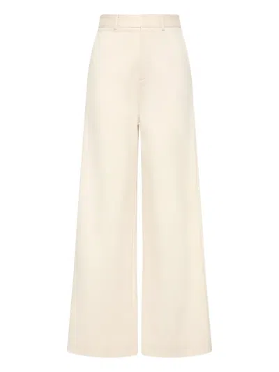 The Upside Side-pockets Trousers In White