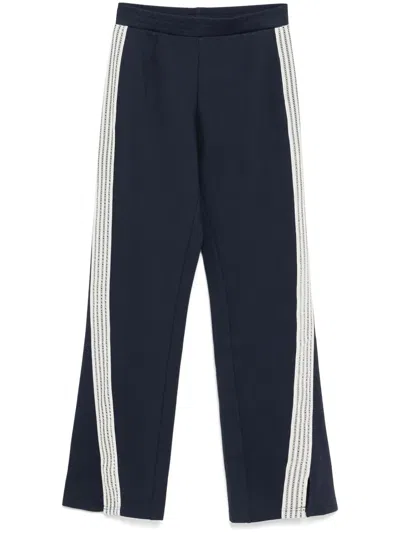 The Upside Side Stripe-detailing Pants In Blue