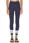 The Upside Silverstone 25 Midi Legging In Blue
