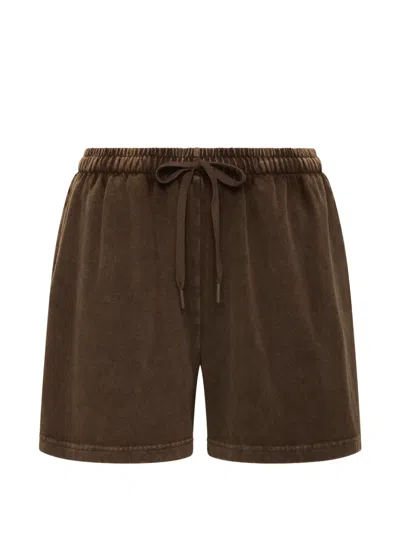 The Upside Soho Dolci Shorts In Brown