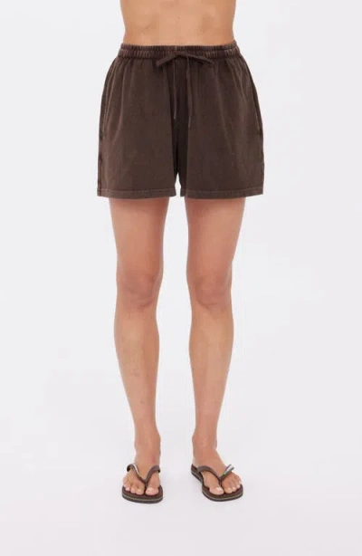 The Upside Soho Dolci Shorts In Brown