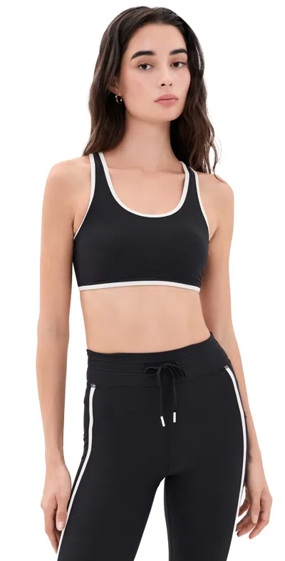 The Upside Sol Jade Racerback Bra Black
