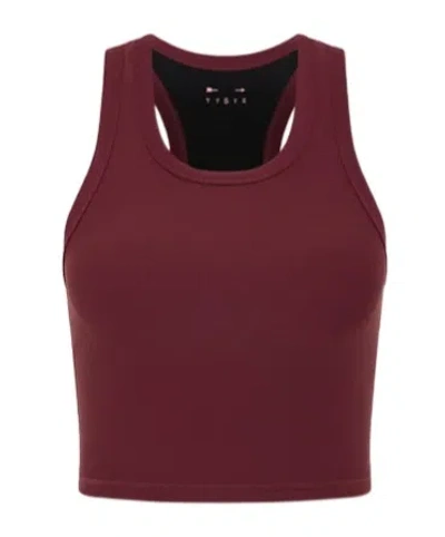 The Upside Sophie Racerback Performance Top In Red