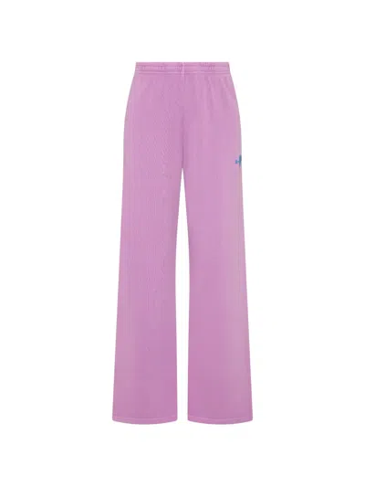 The Upside Soul Cal Wide-leg Track Pants In Purple