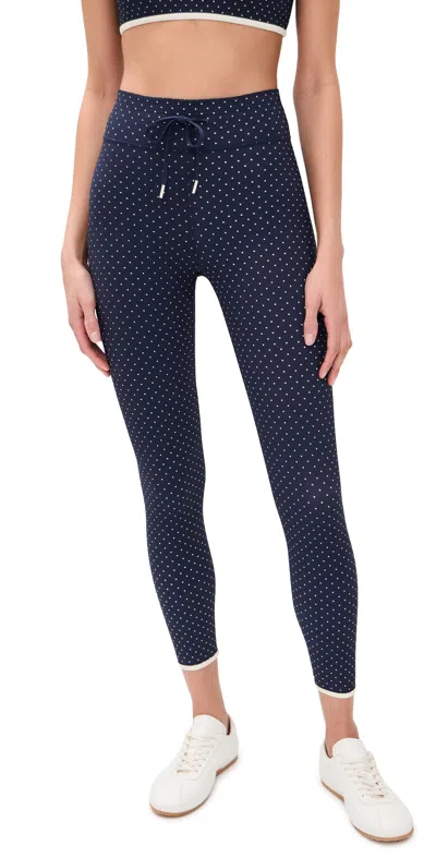 The Upside Spellbound Midi Pants Polka Dots In Blue