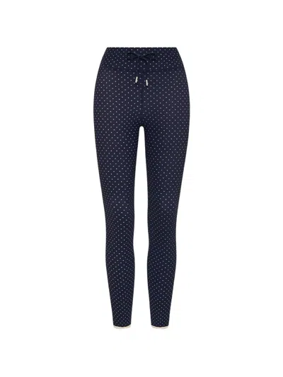 The Upside Spellbound Polka-dot Leggings In Blue