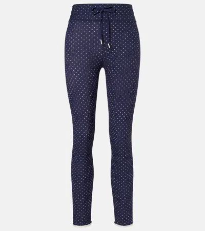 The Upside Spellbound Polka-dot Leggings In Blue