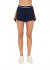 The Upside Starburst Lucky Run Short In Navy Blue In Blue