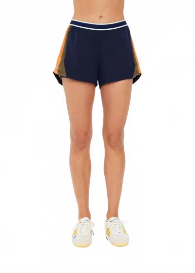 The Upside Starburst Lucky Run Short In Navy Blue