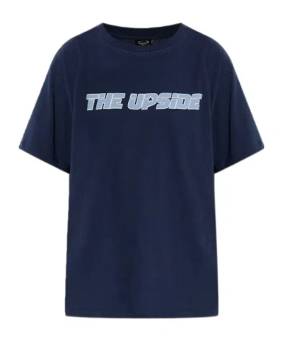The Upside Stardust Logo T-shirt In Blue