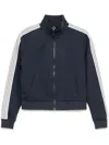 The Upside Stripe-detailing Jacket In Blue