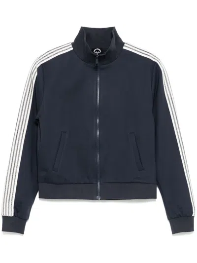 The Upside Stripe-detailing Jacket In Blue