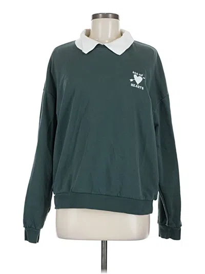 Pre-owned The Upside Sweatshirt In Green