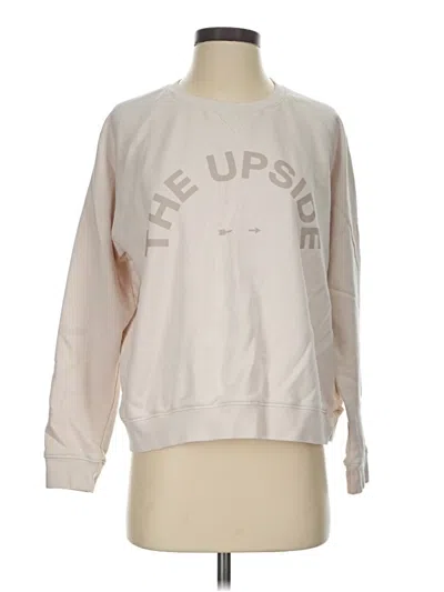 Pre-owned The Upside Sweatshirt In Tan