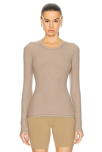 The Upside Tammy Long Sleeve Top In Pebble