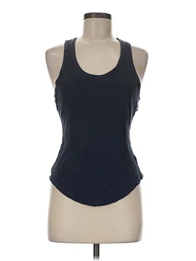 Pre-owned The Upside Tank Top Black Halter Neckline Tops