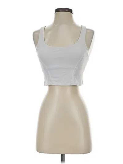 Pre-owned The Upside Tank Top Silver Strapless Neckline Tops