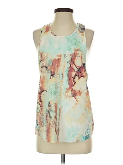 Pre-owned The Upside Tank Top Teal Tops
