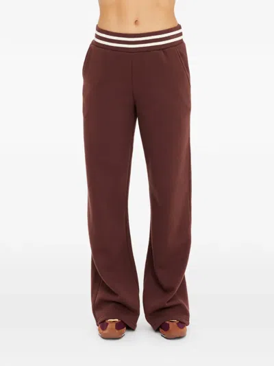 The Upside Toluca Willow Cotton-blend Sweatpants In Brown