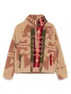 The Upside Harlow Printed Fleece Half-zip Sweater In Multi