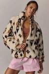 The Upside Totem Harlow Zip-through Jacket In Beige