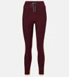 The Upside Trail 25in Midi Leggins In Burgundy