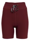The Upside Trail 6 Spin Shorts Bordeaux In Brown