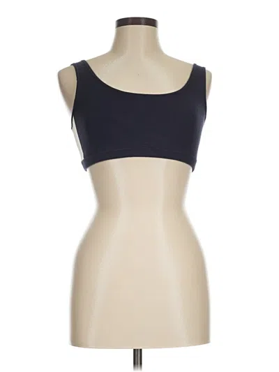Pre-owned The Upside Tube Top Blue Strapless Neckline Tops