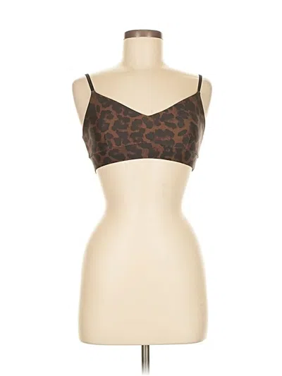 Pre-owned The Upside Tube Top Brown Strapless Neckline Tops