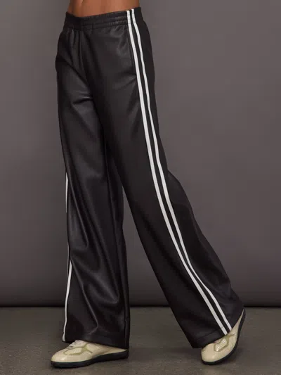 The Upside Vegan Leather Twilight Pant In Black