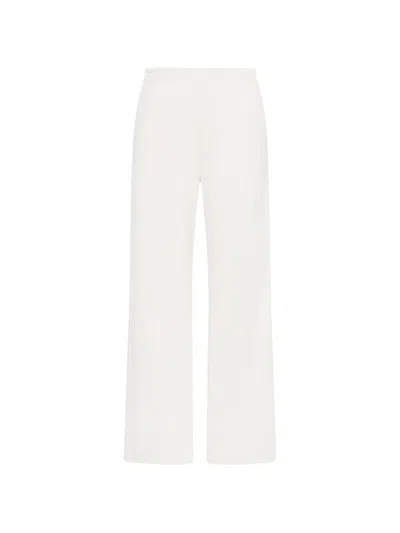 The Upside Hose Mit Weitem Bein In White