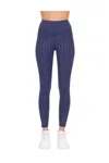 The Upside Wilde High Rise 25in Midi Pant In Navy