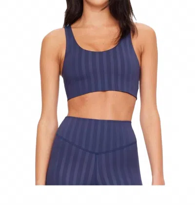 THE UPSIDE WILDE JADE BRA IN NAVY