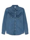 The Upside Wildwest Sylve Fringe Shirt