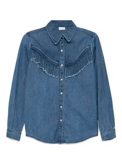 THE UPSIDE WILDWEST-STYLE FRINGED SHIRT