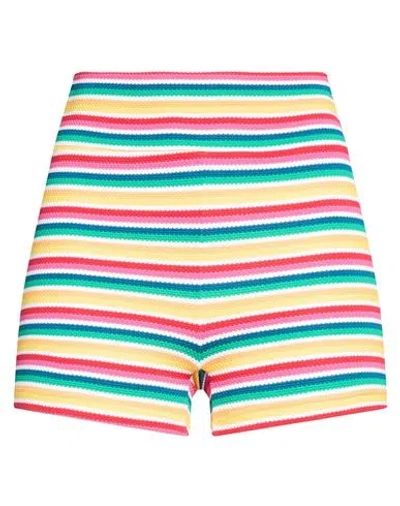 The Upside Woman Shorts & Bermuda Shorts Green Size 4 Polyamide, Elastane In Black