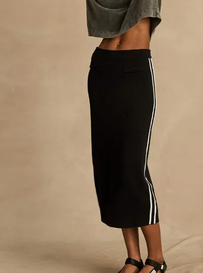 The Upside Women's Atomic Knit Midi Skirt In Black