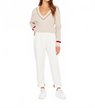 The Upside Women's Boston Pant In White