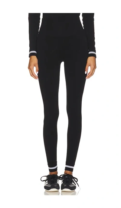The Upside Wool Seamless 25in Midi Pant In Black