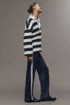 The Upside X Anthropologie Side-stripe Pants In Blue