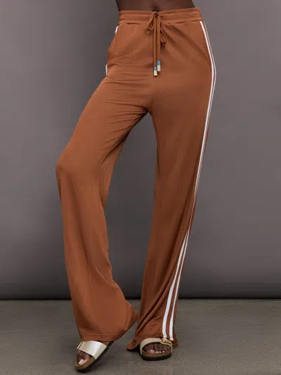 The Upside Zahara Roma Pant In Brown