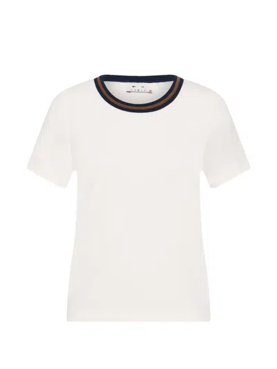 The Upside Zahra Ribbed T-shirt In White