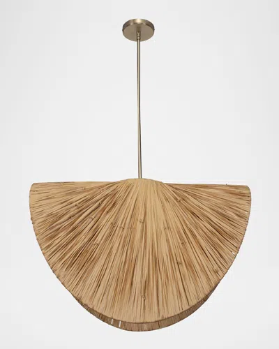 The Uttermost Co Bend 29" Raffia Pendant