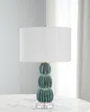 The Uttermost Co Bonaire 25" Table Lamp In Blue