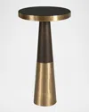 The Uttermost Co Fortier Accent Table In Dark Expresso