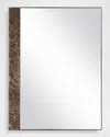 The Uttermost Co Hanover 36" Wall Mirror In Brown