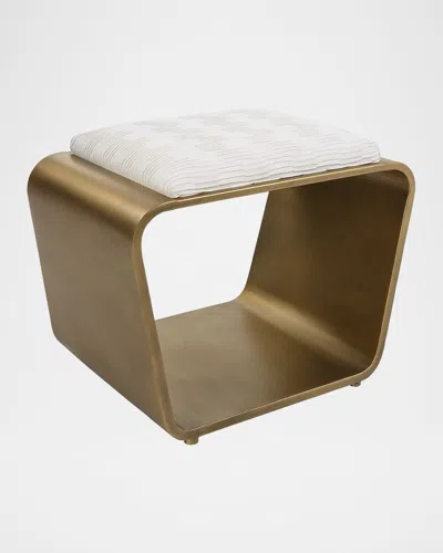 The Uttermost Co Hoop Pleated Bench