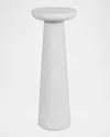 The Uttermost Co Lirra Marble Drink Table In White